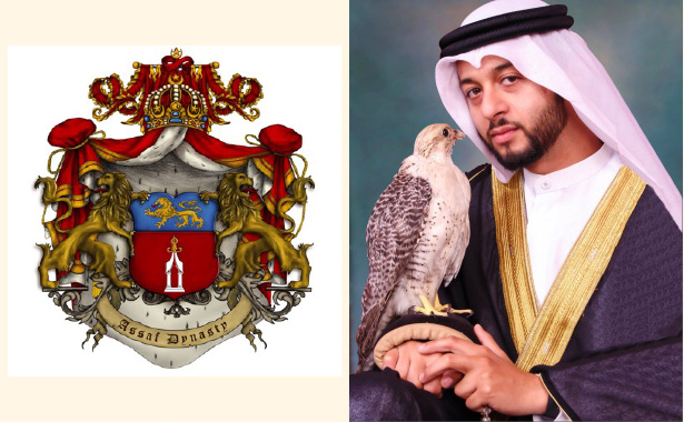 Prince Mahmoud Salah Al Din Assaf and Eagle