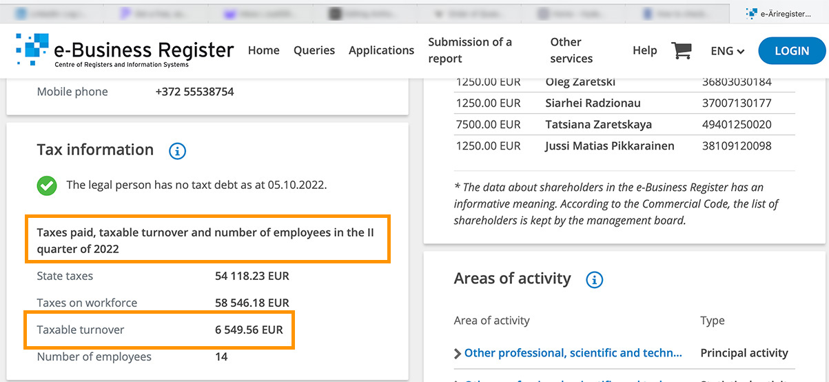 LaavaTech 2020 Q2 information