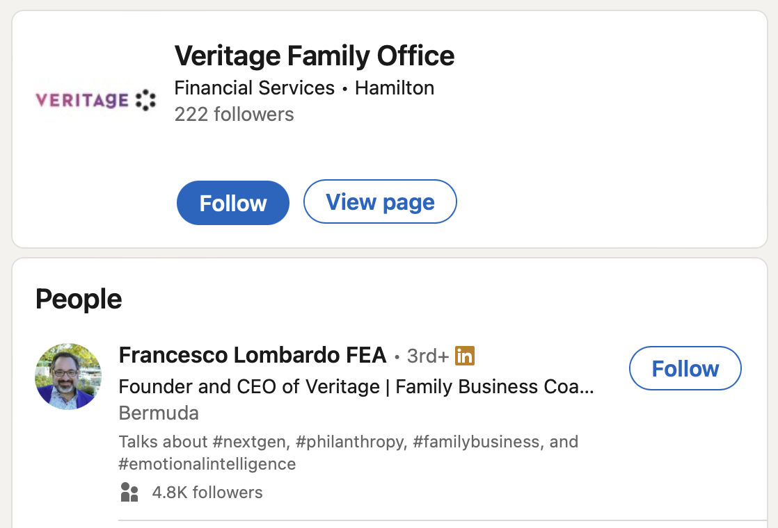 Veritage financial services